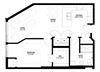 1 Bedroom Floor Plan